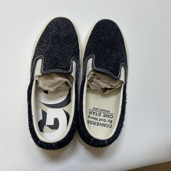 Converse x GOLF le FLEUR One Star Slip Pro Shoes Slip-On Black Women Sz 5.5 NEW - Picture 8 of 12